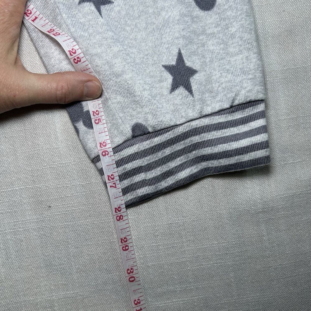 Disney Long Sleeve Fleece Pajama Set Size Large Gray Cozy Warm Cute - Picture 10 of 10